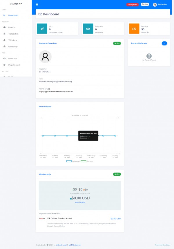 member Screenshot